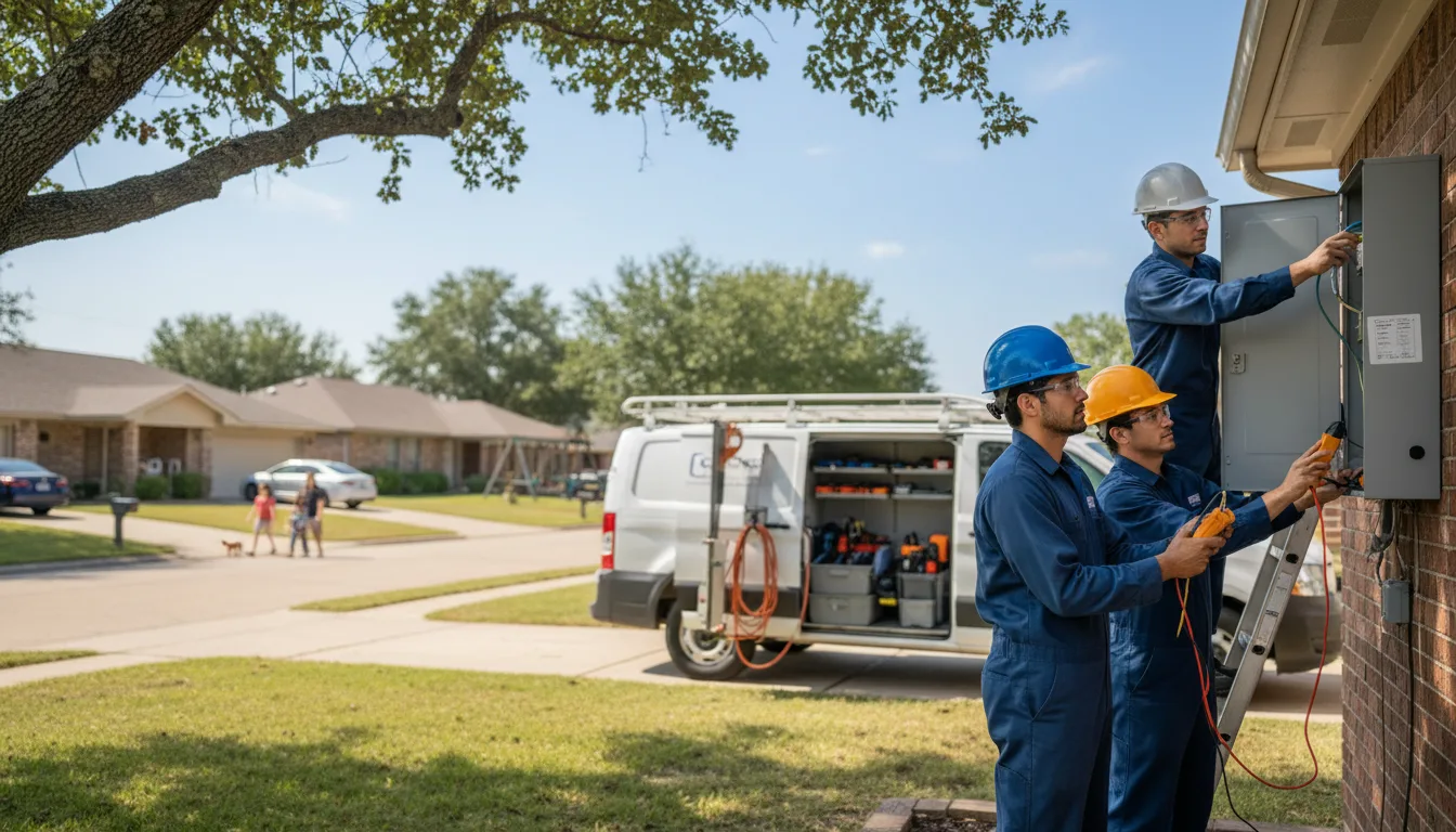 Certified electrician providing emergency electrical services in Santa Fe, MO
